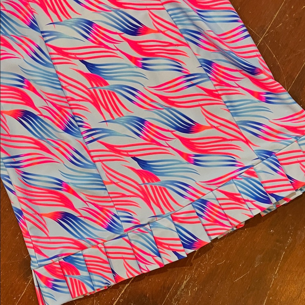 Tzu Tzu Vibrant Pink and Blue Dress - Picture 12 of 12